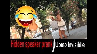 Hidden Speaker prank | | Uomo invisibile
