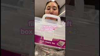 Fill Up My Craft Box With Me