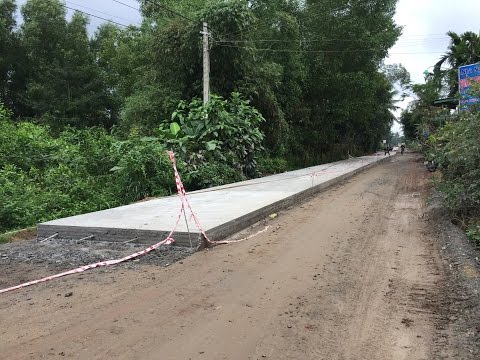 Kho Tư liệu Xây dựng Thi công đường bê tông nông thôn | Mặt đường giao thông bằng bê tông cốt thép