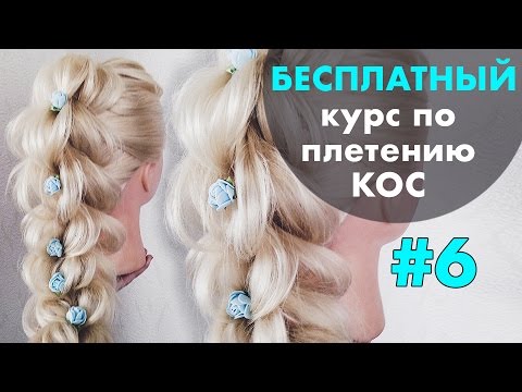 Плетение кос на себе с нуля Плетение кос на себе с нуля
