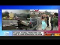 Deadly train crash caught by security cameras