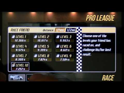 Drag Racing TUNE 7.259 level 10 1/4 Bugatti Veyron 1st gear tune