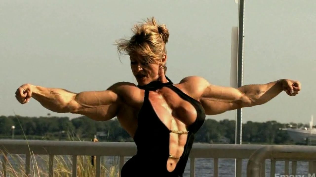 Female muscle flex cam best adult free images