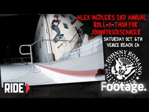 Skateboarding Fights Cancer - Roll-A-Thon For Johnny Kicks Cancer 2012