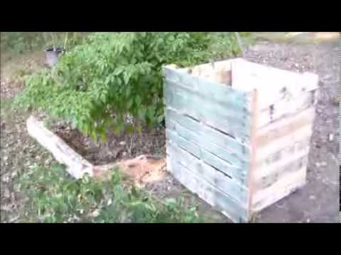 Potato Bin Out of Wood Pallets - YouTube
