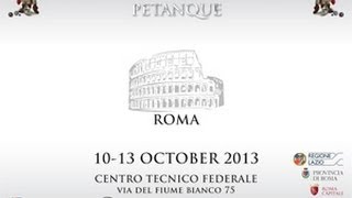 Campionato Europeo Maschile petanque - Roma 2013 - Sintesi RaiSport Campionato Europeo Maschile petanque - Roma 2013 - Sintesi RaiSport