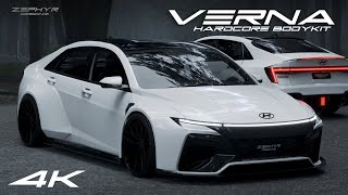 Hyundai Verna 2023 Zephyr Bodykit Concept 4K