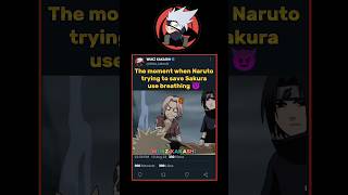 The moment when Naruto trying to save Sakura life || #naruto