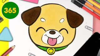 Como Desenhar Cachorro Kawaii