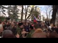 Topless Femen anti-Putin protesters arrested in Crimea, Ukraine klip izle