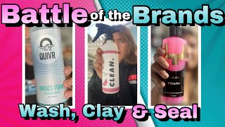 Most Epic Battle Of The Brands Showdown- Best Wash, Clay & Seal Combo Giveaway Dont Miss This