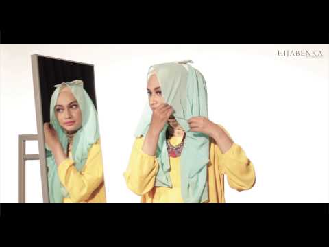 Color Block Style Hijab by Hijabenka.com - YouTube