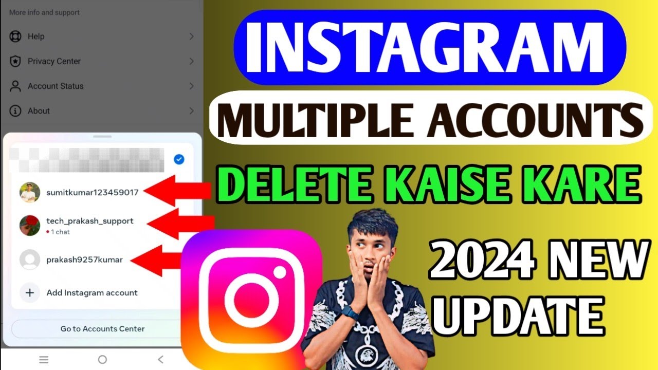 Instagram multiple account delete kaise kare | How to Instagram multiple account delete kaise kare | How to
