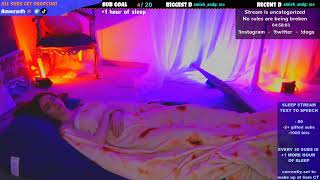 Amouranth Appears Ghost While She Sleeps