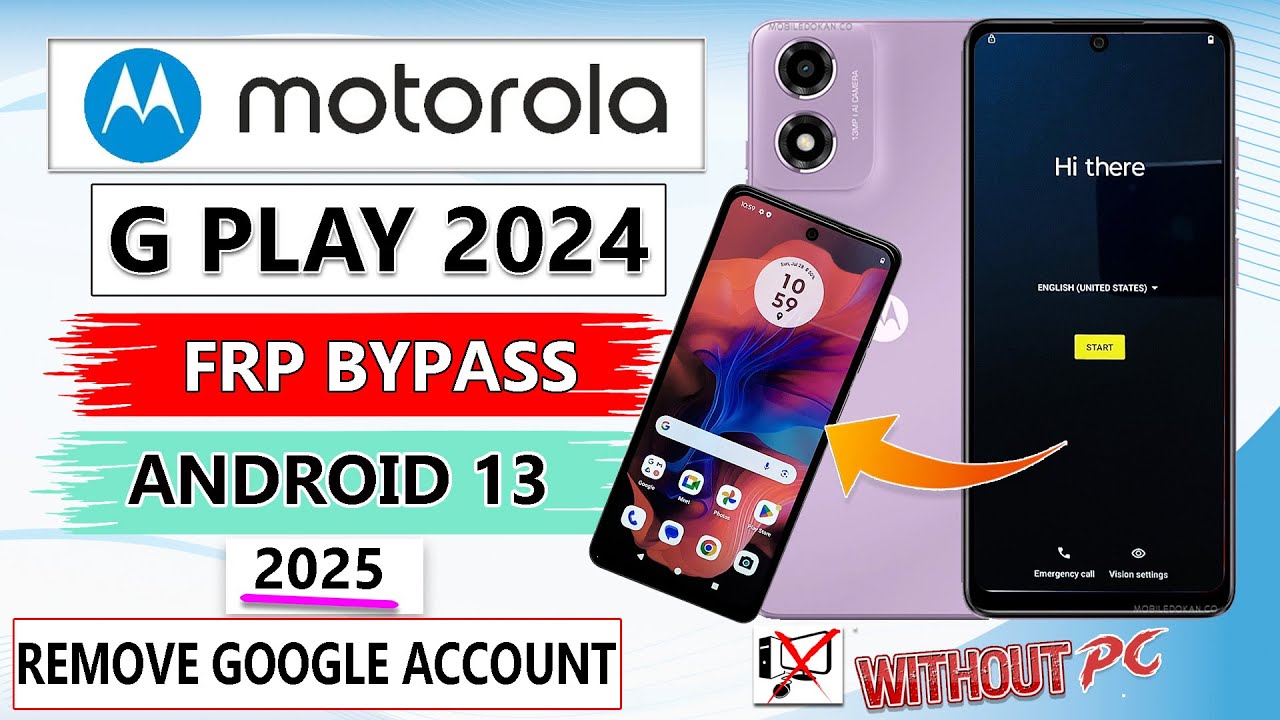 MOTOROLA G PLAY 2024 FRP BYPASS ANDROID 13 | MOTO G PLAY MOTOROLA G PLAY 2024 FRP BYPASS ANDROID 13 | MOTO G PLAY