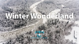 Winter Wonderland Dji Phantom 4 Aerial Video Uhd