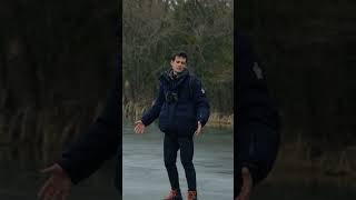 Donmuş Gölün Üzerinde Yürüyoruz...