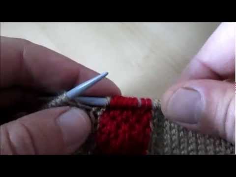 comment tricoter le jacquard au point mousse