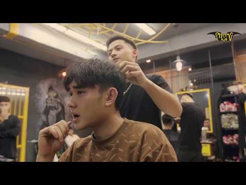 Tóc Nam đẹp | Kiểu tóc Layer Cut Lãng Tử Màu Khói Sáng đẹp nhất 2018 | Phong BVb