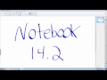 TubeChop - What's New in Notebook 14.2 (02:41)