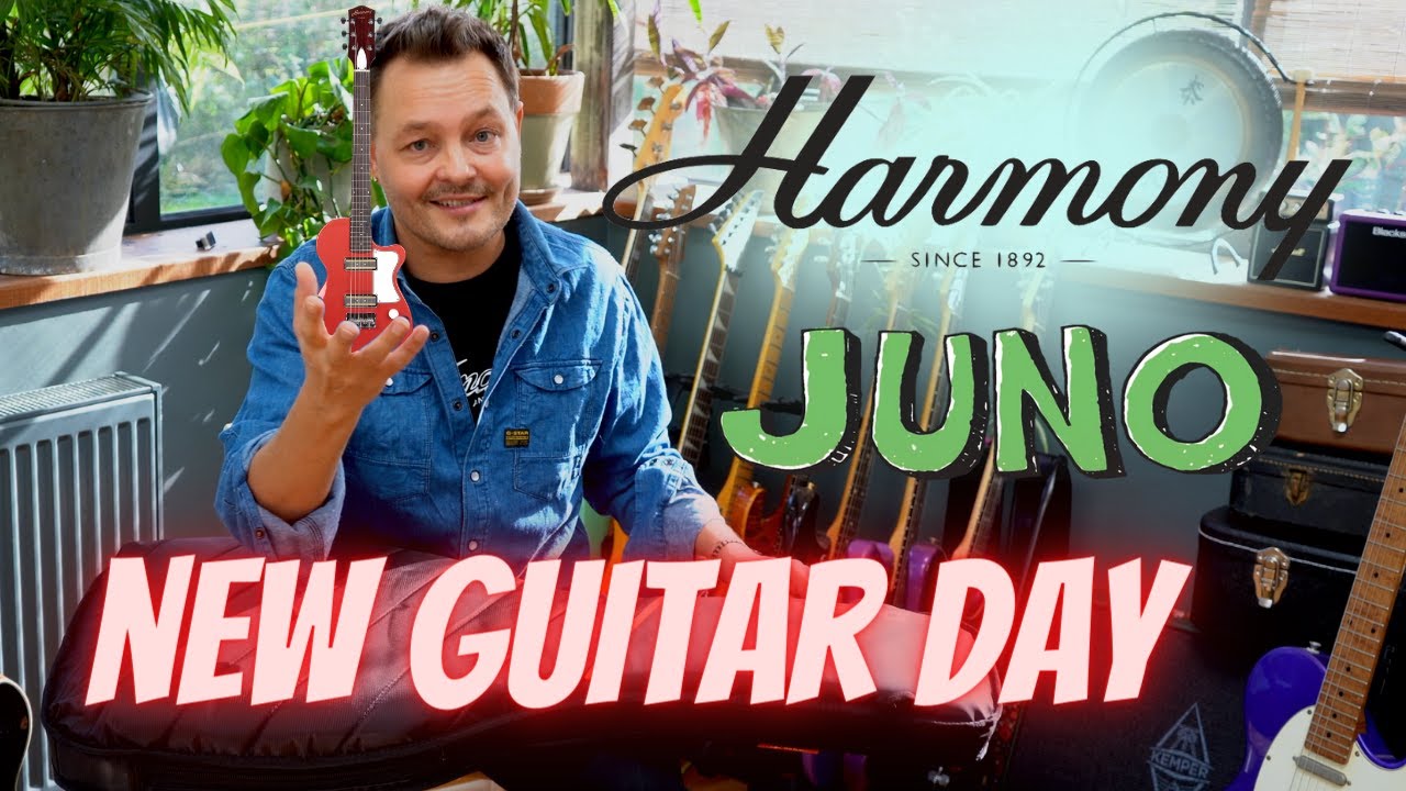 How cool is this guitar - Harmony Juno Unboxing and Tones