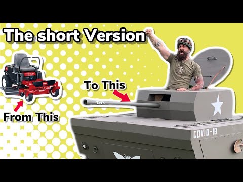 I Turned my Lawnmower Into a Tank | The Short Version
