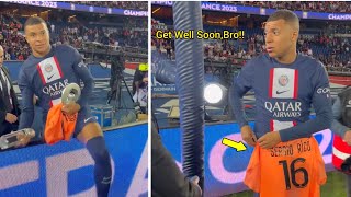 Kylian Mbappe showed respect to PSG Teammate Sergio Rico!!🙏⚽