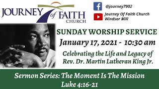 Sunday Worship Service - January 17, 2021