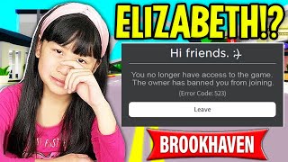 OMG! 😲 EXPLORER ELIZABETH Joins my Game and THIS HAPPENED... (Roblox Brookhaven 