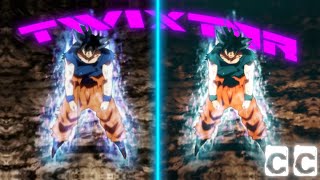 Goku Ultra Instinct [Twixtor 4K 60Fps] With Cc & Without Cc (Dragon Ball) Free