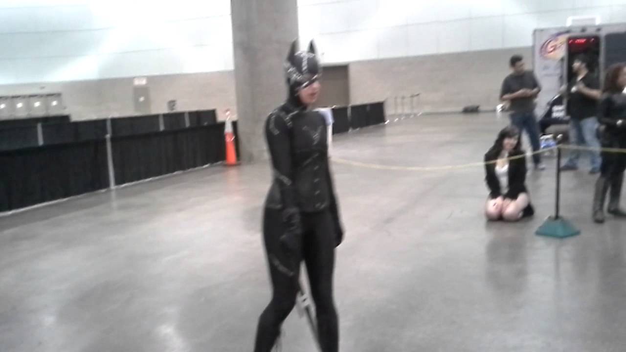 Comikaze Catwoman's Whip Lesson YouTube
