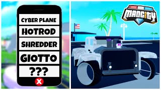 TOP 3 *RAREST* VEHICLES IN MAD CITY! ✈️ Roblox Mad City