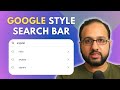 How to create a Google Style Search Bar with Angular CDK Overlay and Material!