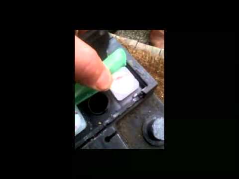 How to refill / topup a sealed maintenance free lead acid battery