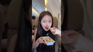 Her Airplane Routine Is Sleep, Eat, And Then A Full Glam Session
