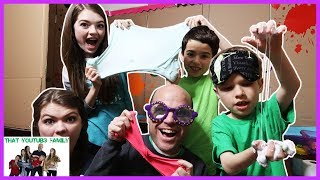 Family Box Fort Slime Suite - DIY Slime With Disadvantages📦😲 / That YouTub3 Family
