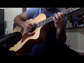 Anaganga oka ooru .. Hello movie violin BGM on guitar: Hello 2017