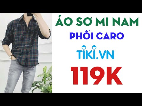 Mua Áo Sơ Mi Nam Phối Caro Không Lên Lai Mặc Tết Cực Đẹp Tiki