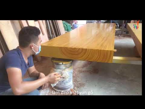 SƠN- PU- VẼ- VÂN -Gỗ /CÁCH- LÀM -ĐẸP- MẶT- VÁN- Gỗ -TỰ- NHIÊN