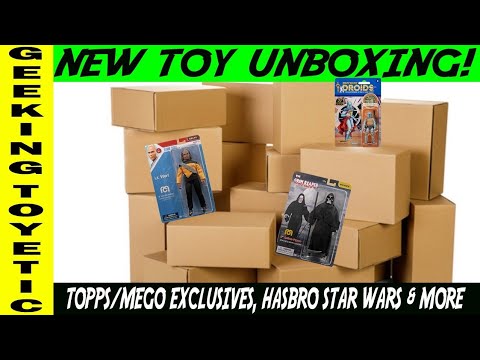 NEW TOY UNBOXING LiveStream! TOPPS/MEGO, STAR WARS & MORE! Geeking Toyetic