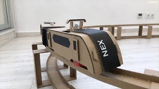 Making And Playing With A Cardboard Double Decker Funicular: Diy
