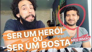 VI UM ASSALTO E NÃO FIZ NADA - Coragem é para otários (Feat meu irmão André)