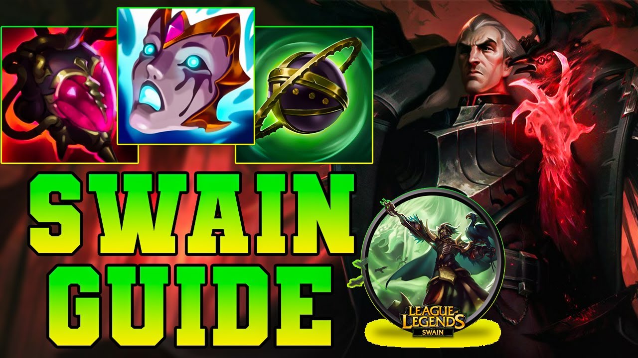 LOL Swain Guide ADC ! Swain Build Pro Gameplay S14 !! LOL Swain Guide ADC ! Swain Build Pro Gameplay S14 !!