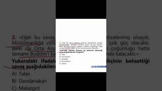 2024 Kpss Önli̇sans Kpss Tari̇h Soru Çözümü