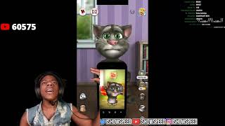 Ishowspeed Goes Crazy While Sining God Is Good On Talking Tom 2