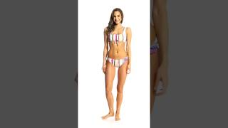 Kenneth Cole Reaction Over The Rainbow Tie Front Bikini Top Swimoutlet