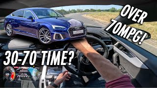 2020 AUDI A5 35TDI DRIVING POV/REVIEW // TOO SLOW?