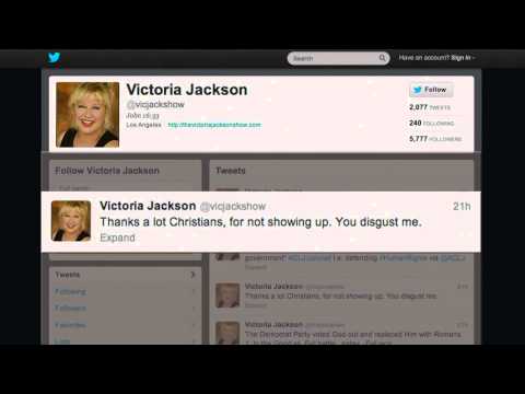 Victoria Jackson's Election Meltdown on Twitter