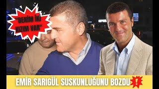 Emir Sarıgül suskunluğunu bozdu! Emir Sarıgül Buket Aydın'ın iddialarına ne yanı