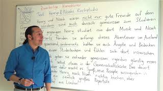 Almanca B2 Orta İleri Seviye Ders - 2 Zweiteilige Konnektoren - Bölüm 2 Metin İnceleme Çözümleme